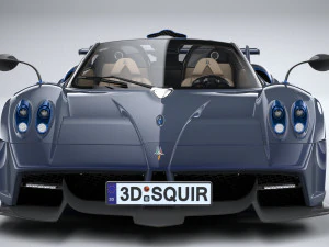 Pagani Huayra Tricolore 2021 3D Model