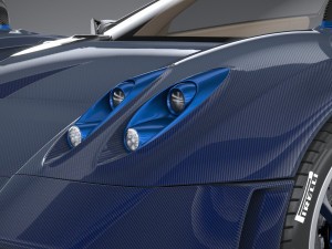 Pagani Huayra Tricolore 2021 3D Model