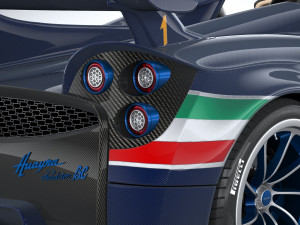 Pagani Huayra Tricolore 2021 3D Model