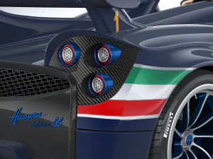 Pagani Huayra Tricolore 2021 3D Model