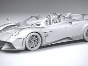 Pagani Huayra Tricolore 2021 3D Model