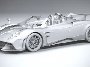Pagani Huayra Tricolore 2021 3D Model