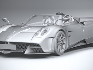 Pagani Huayra Tricolore 2021 3D Model