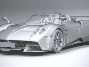 Pagani Huayra Tricolore 2021 3D Model