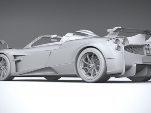 Pagani Huayra Tricolore 2021 3D Model