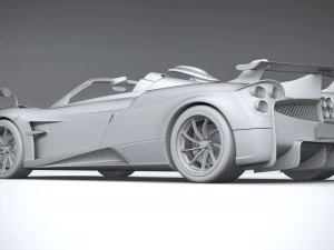 Pagani Huayra Tricolore 2021 3D Model