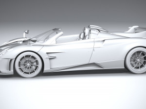 Pagani Huayra Tricolore 2021 3D Model