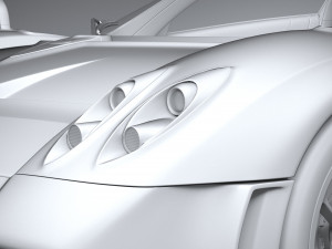 Pagani Huayra Tricolore 2021 3D Model