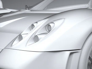 Pagani Huayra Tricolore 2021 3D Model
