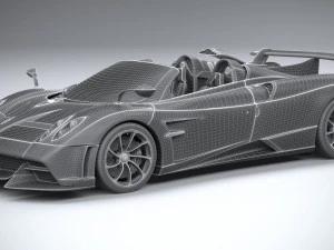Pagani Huayra Tricolore 2021 3D Model