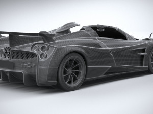 Pagani Huayra Tricolore 2021 3D Model