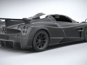 Pagani Huayra Tricolore 2021 3D Model