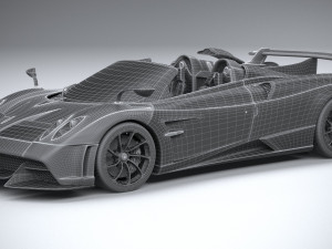 Pagani Huayra Tricolore 2021 3D Model