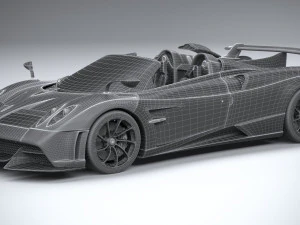 Pagani Huayra Tricolore 2021 3D Model