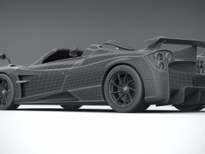 Pagani Huayra Tricolore 2021 3D Model