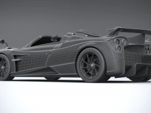 Pagani Huayra Tricolore 2021 3D Model