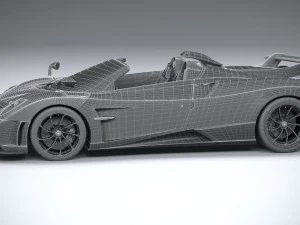 Pagani Huayra Tricolore 2021 3D Model