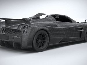 Pagani Huayra Tricolore 2021 3D Model