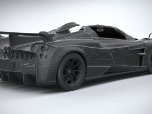 Pagani Huayra Tricolore 2021 3D Model