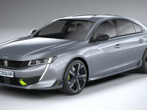 Peugeot 508 PSE 2021 3Dモデル