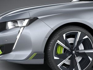 Peugeot 508 PSE 2021 3Dモデル