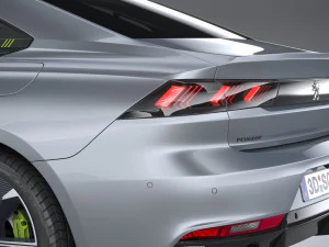 Peugeot 508 PSE 2021 3D Model