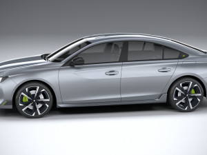 Peugeot 508 PSE 2021 3Dモデル