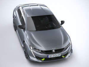 Peugeot 508 PSE 2021 3Dモデル