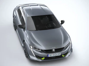 Peugeot 508 PSE 2021 3D Model