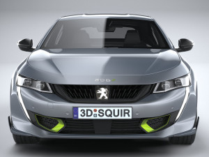 Peugeot 508 PSE 2021 3Dモデル