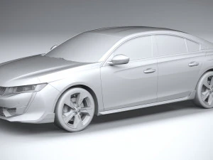 Peugeot 508 PSE 2021 3D Model