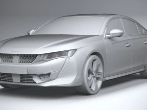 Peugeot 508 PSE 2021 3D Model