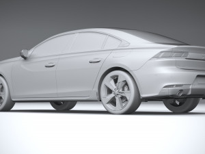 Peugeot 508 PSE 2021 3Dモデル