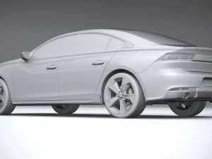 Peugeot 508 PSE 2021 3D Model
