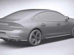 Peugeot 508 PSE 2021 3Dモデル