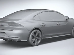 Peugeot 508 PSE 2021 3D Model