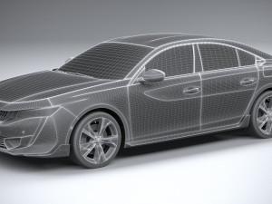 Peugeot 508 PSE 2021 3Dモデル