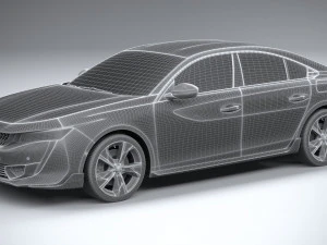 Peugeot 508 PSE 2021 3D Model