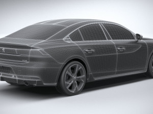 Peugeot 508 PSE 2021 3Dモデル