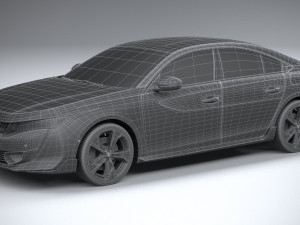 Peugeot 508 PSE 2021 3Dモデル