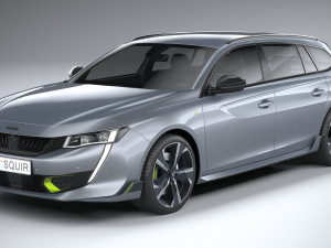 Peugeot 508 SW PSE 2021 Modelo 3D