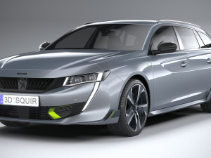 Peugeot 508 SW PSE 2021 Modelo 3D