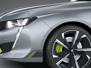 Peugeot 508 SW PSE 2021 Modelo 3D