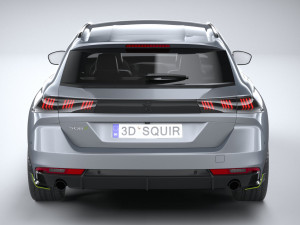 Peugeot 508 SW PSE 2021 Modelo 3D