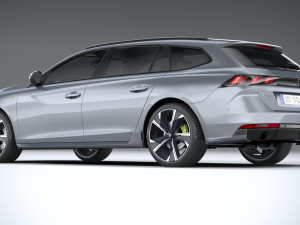 Peugeot 508 SW PSE 2021 Modelo 3D