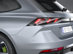 Peugeot 508 SW PSE 2021 Modelo 3D