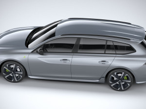 Peugeot 508 SW PSE 2021 Modelo 3D