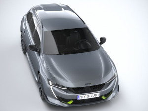 Peugeot 508 SW PSE 2021 Modelo 3D