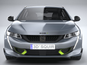 Peugeot 508 SW PSE 2021 Modelo 3D