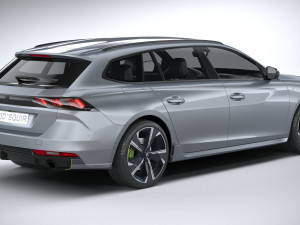 Peugeot 508 SW PSE 2021 Modelo 3D